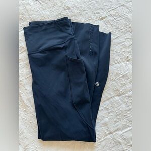 lululemon leggings sz 8 navy